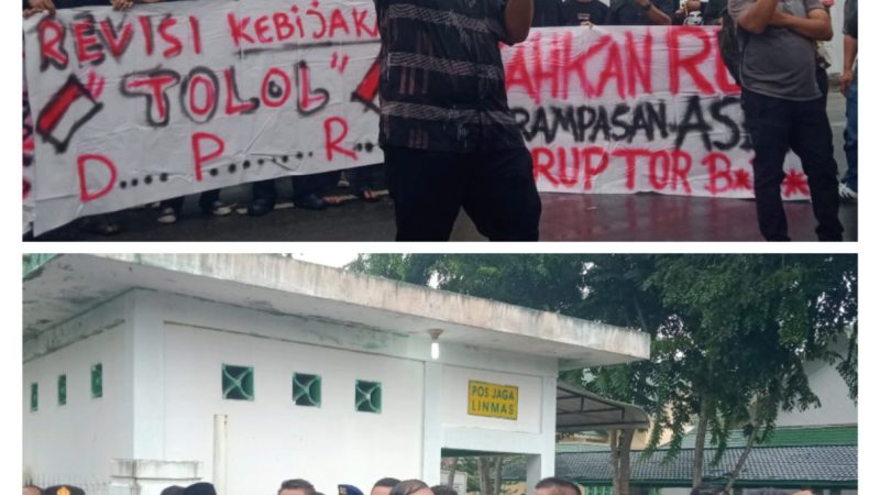 Terima Aksi Damai Puluhan Mahasiswa, DPRD Sergai Dukung RUU Perampasan Aset Koruptor