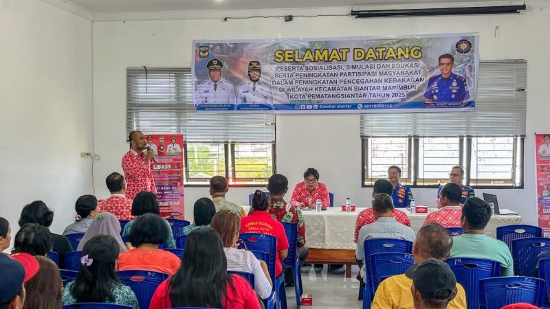 Warga Siantar Dapat Edukasi Pencegahan Kebakaran