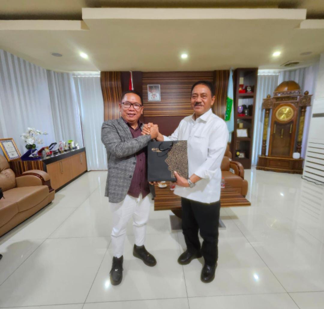 Optimalkan Coverage, Kakacab BPJS Ketenagakerjaan Provinsi Gorontalo Sanco Simanullang Sambangi Bupati Boalemo Rum Pagau