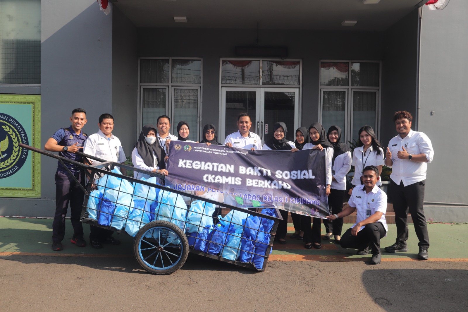 Lapas Cipinang Bangun Solidaritas Sosial lewat Aksi Bakti Sosial
