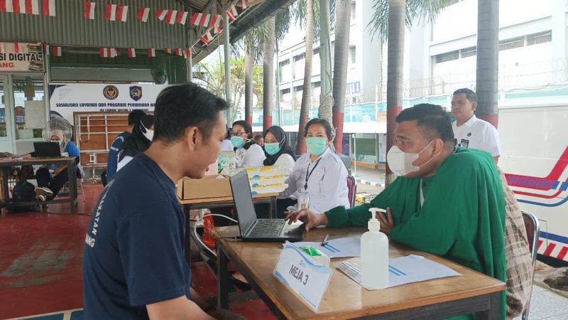 Cegah Penyakit Menular, Lapas Cipinang Gelar Skrining TBC Massal