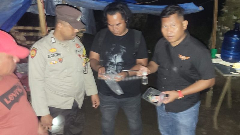 Wujudkan Komitmen Berantas Narkotika, Polsek Kuala Gerebek Sarang Narkoba di Desa Parit Bindu