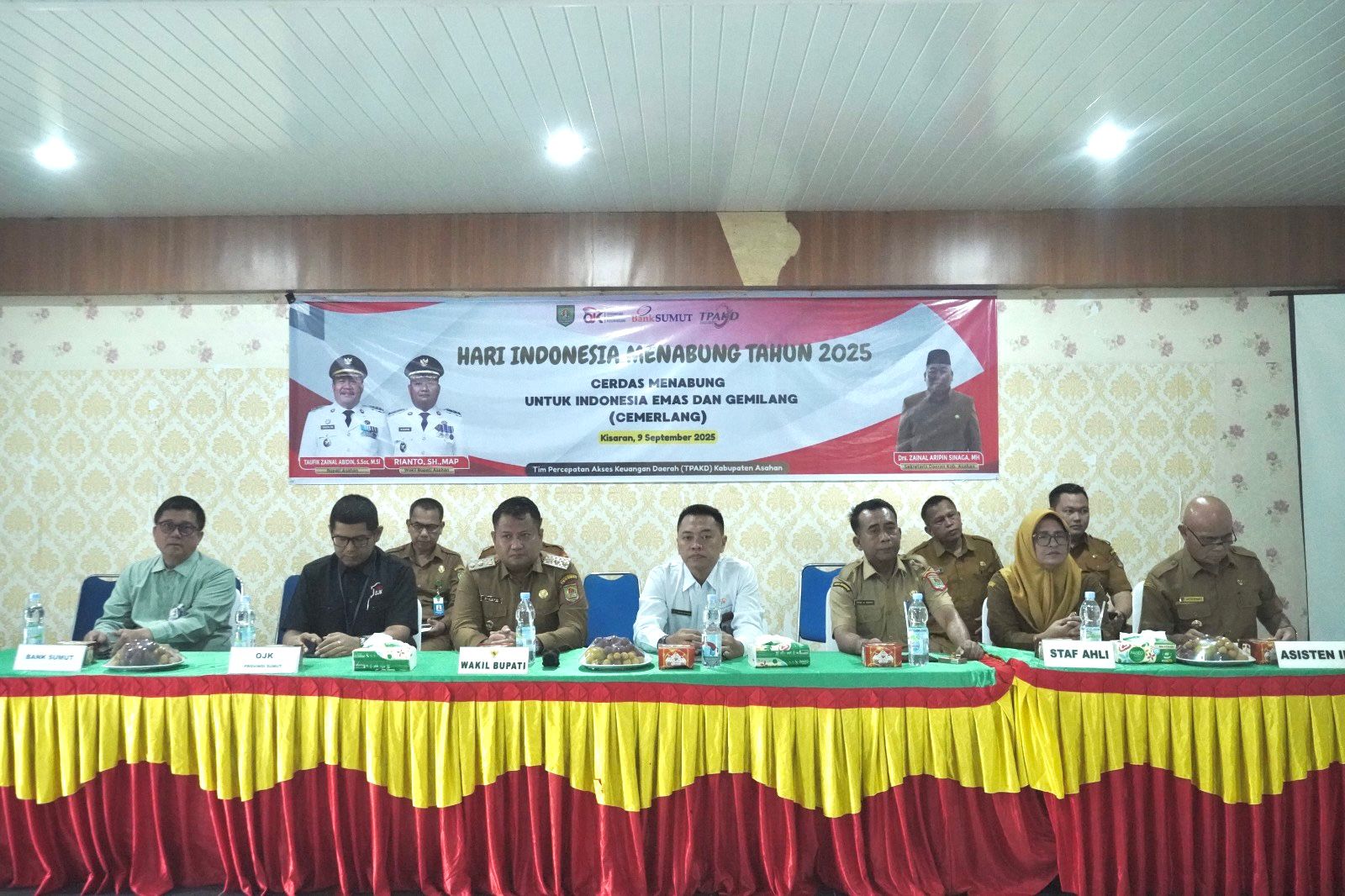 Gerakkan Budaya Menabung, Wabup Asahan Buka Peringatan Hari Indonesia Menabung 2025