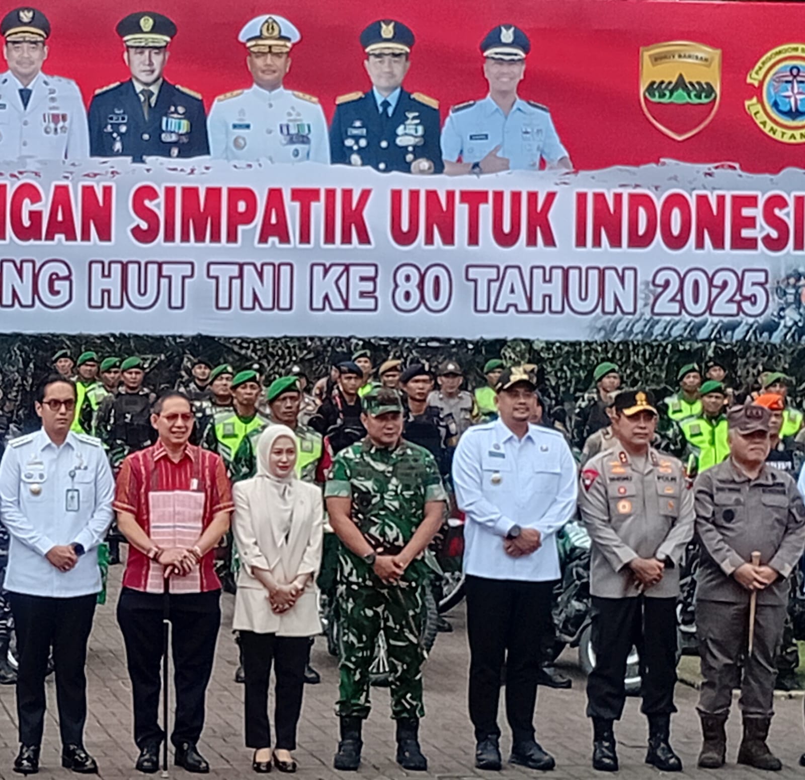 Hadiri Apel Gelar Pasukan Patroli Gabungan Simpatik untuk Indonesia Damai, Ketua DPRD Medan:Keamanan dan kedamaian harus sejalan dan seiringan 