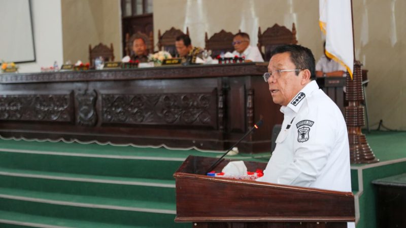 Wesly Tanggapi Pemandangan Umum Fraksi DPRD terhadap Nota Keuangan atas Rancangan P-APBD 2025