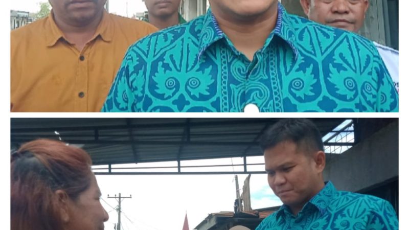 Wabup Adlin Serahkan Bantuan Kemensos Kepada Korban Puting Beliung di Desa Pematang Terang