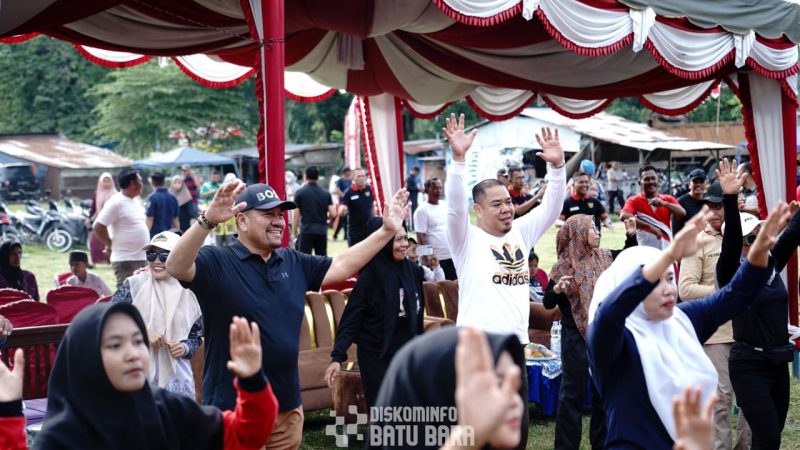 Bupati Baharuddin Siagian Buka Festival Tari/Senam Tabola Bale