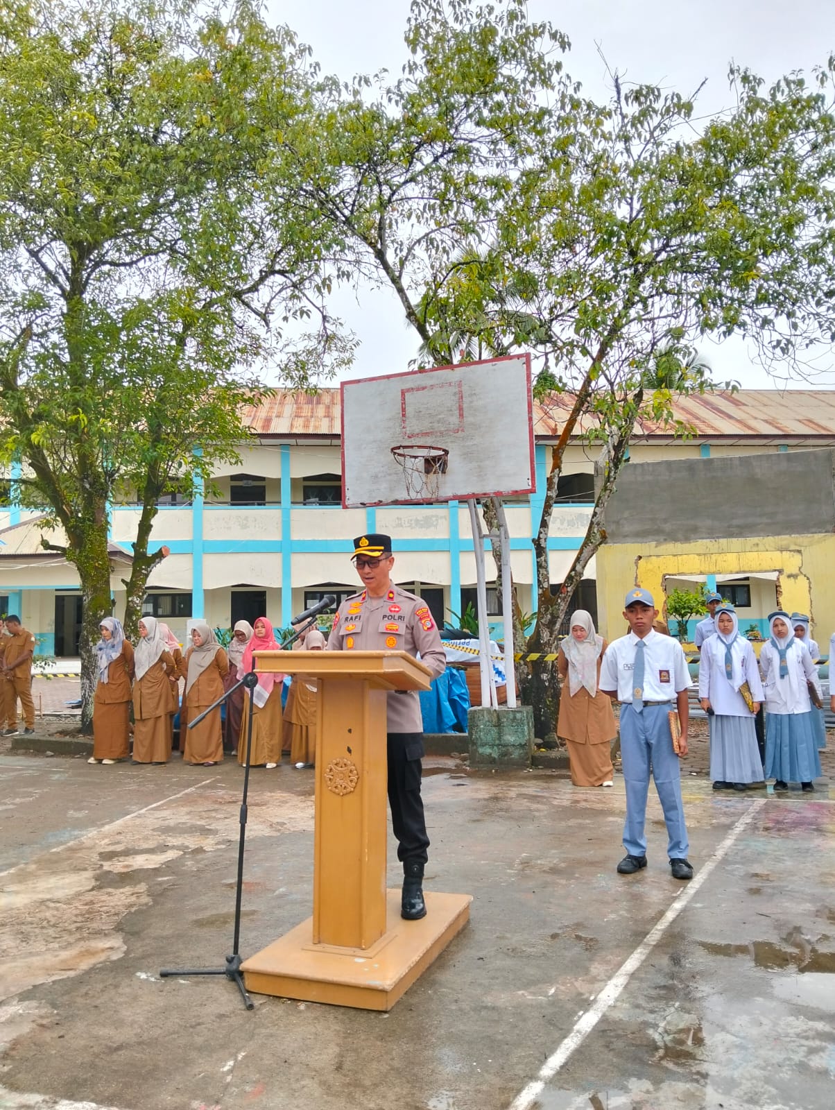 Polres Nagan Raya Gelar Program Saweu Sikula di 16 Sekolah