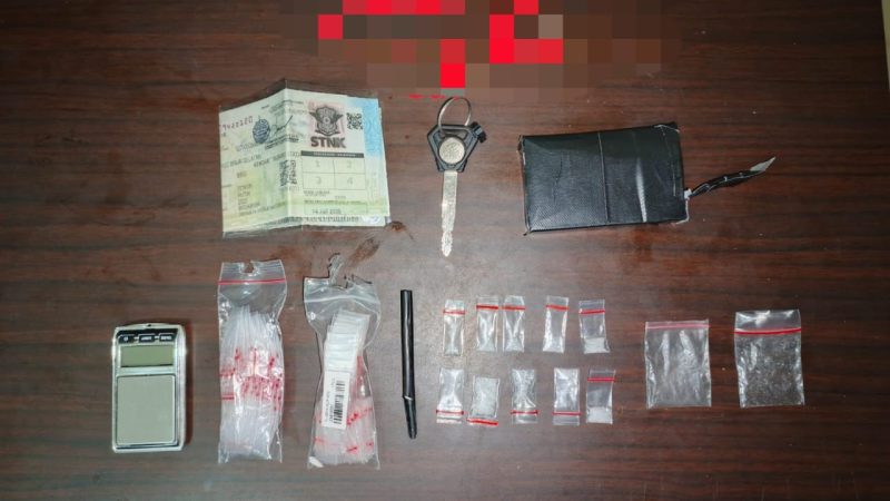 Polres Langkat Kembali Amankan Tiga Orang Pelaku Tindak Pidana Narkotika di Kelurahan Stabat Baru