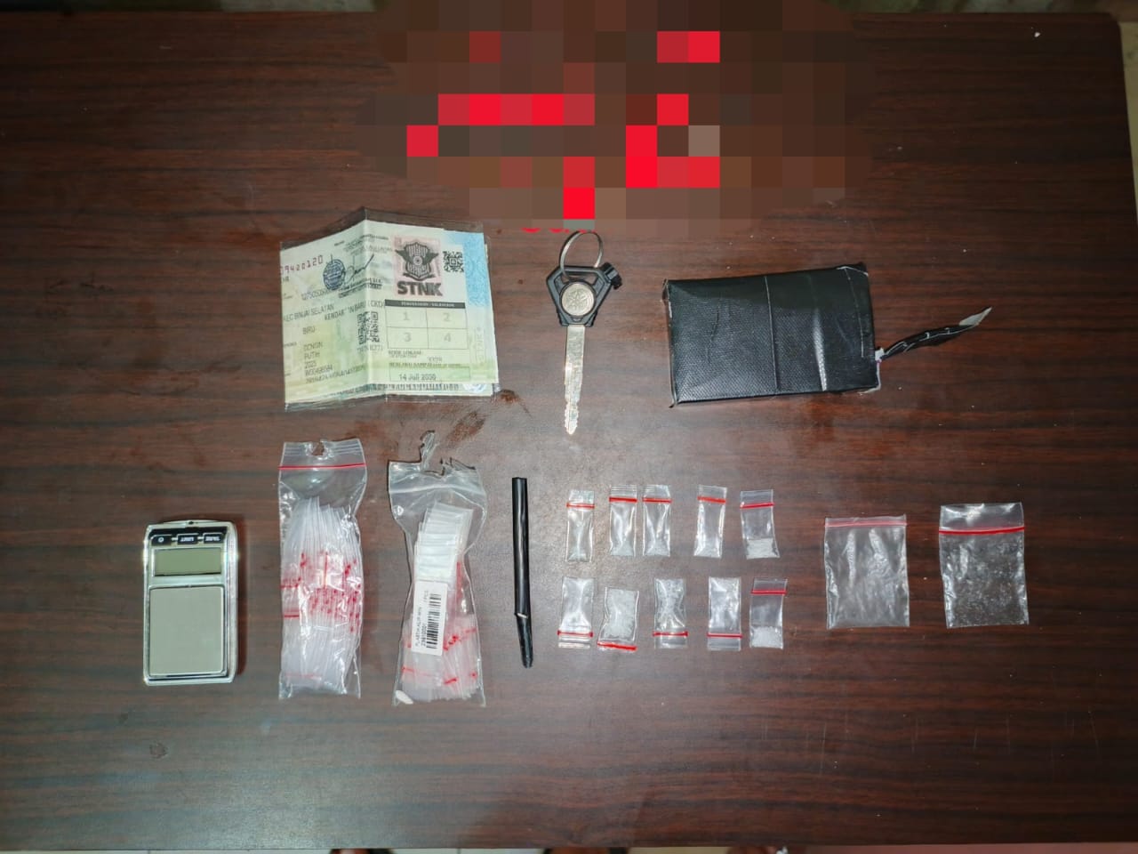 Polres Langkat Kembali Amankan Tiga Orang Pelaku Tindak Pidana Narkotika di Kelurahan Stabat Baru
