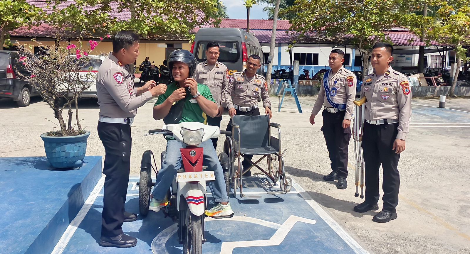 Satlantas Polres Sergai Terbitkan SIM D Pertama Bagi Penyandang Disabilitas