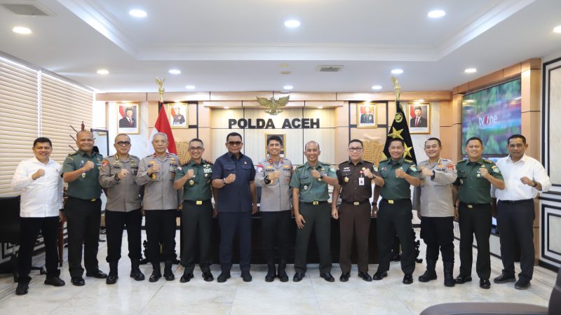 Terima Audiensi Pangdam IM dan Kajati, Kapolda Aceh: Momen Penting untuk Memperkuat Sinergisitas TNI-Polri dan Kejaksaan