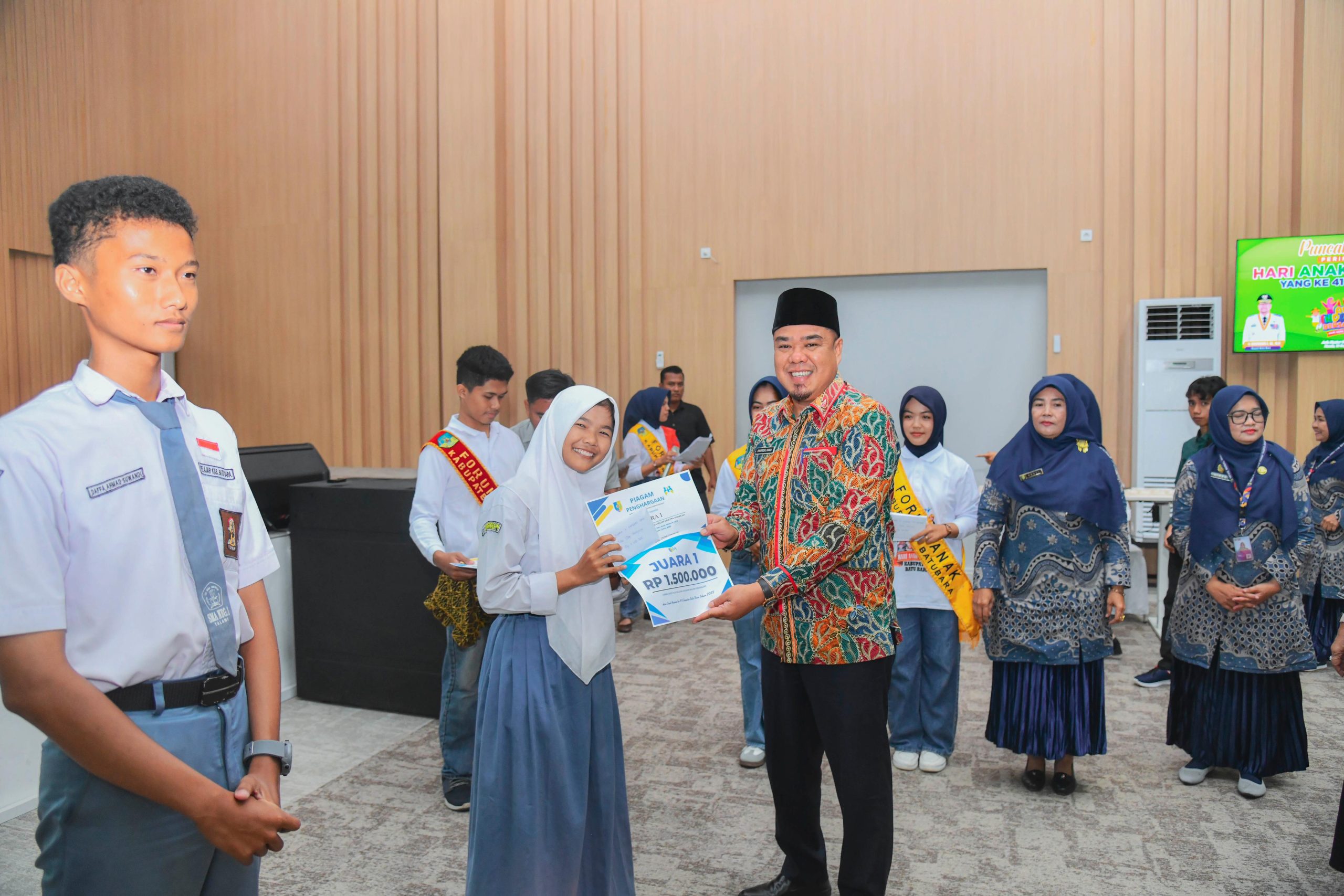 Wabup Syafrizal Pimpin Peringatan HAN ke – 41, Anak-Anak adalah Investasi Masa Depan
