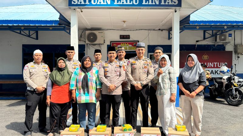 Satlantas Polres Langkat Gelar Doa Bersama di HUT Lantas ke -70