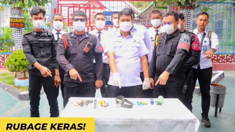 Rutan Balige Gelar Razia Hunian, Amankan Barang Terlarang