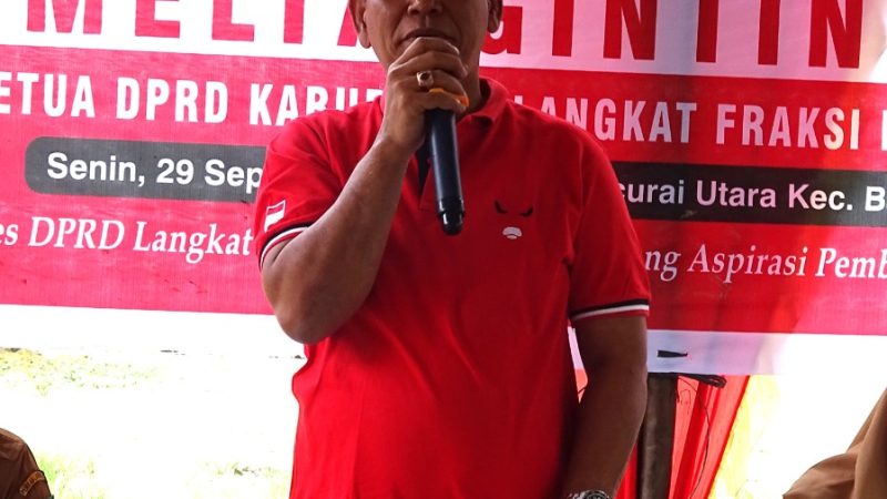 Reses Wakil Ketua DPRD Langkat Romelta Ginting SE, Masa Sidang III Tahun ke I Anggaran 2025 Serap Aspirasi Warga Secara Utara