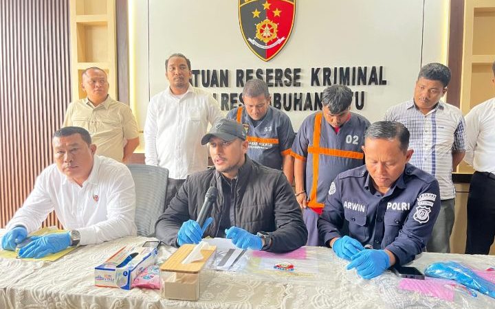 Satreskrim Polres Labuhanbatu Paparkan Kasus Pengeroyokan Di Depan ACC Finance Lewat Press Release