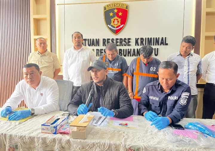 Satreskrim Polres Labuhanbatu Paparkan Kasus Pengeroyokan Di Depan ACC Finance Lewat Press Release