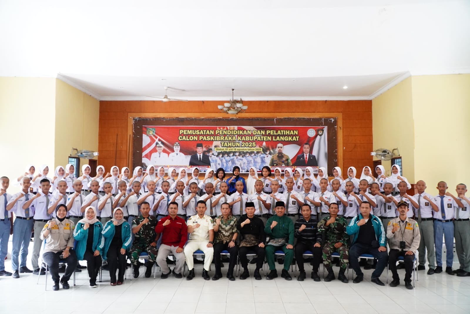 Diklat Paskibraka Langkat 2025 dibuka: 58 Pelajar Terpilih Siap Kibarkan Sang Merah Putih