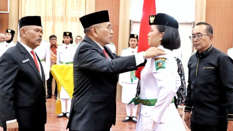 Bupati Simalungun Kukuhkan Anggota Paskibraka 2025: “Ini Puncak Perjuangan dan Awal Tanggung Jawab”