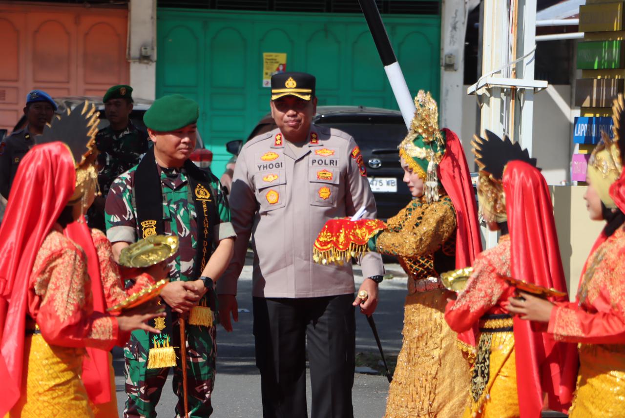 Kapolres Aceh Barat Sambut Kunjungan Dandim 0105/Abar, Perkuat Kolaborasi TNI-Polri