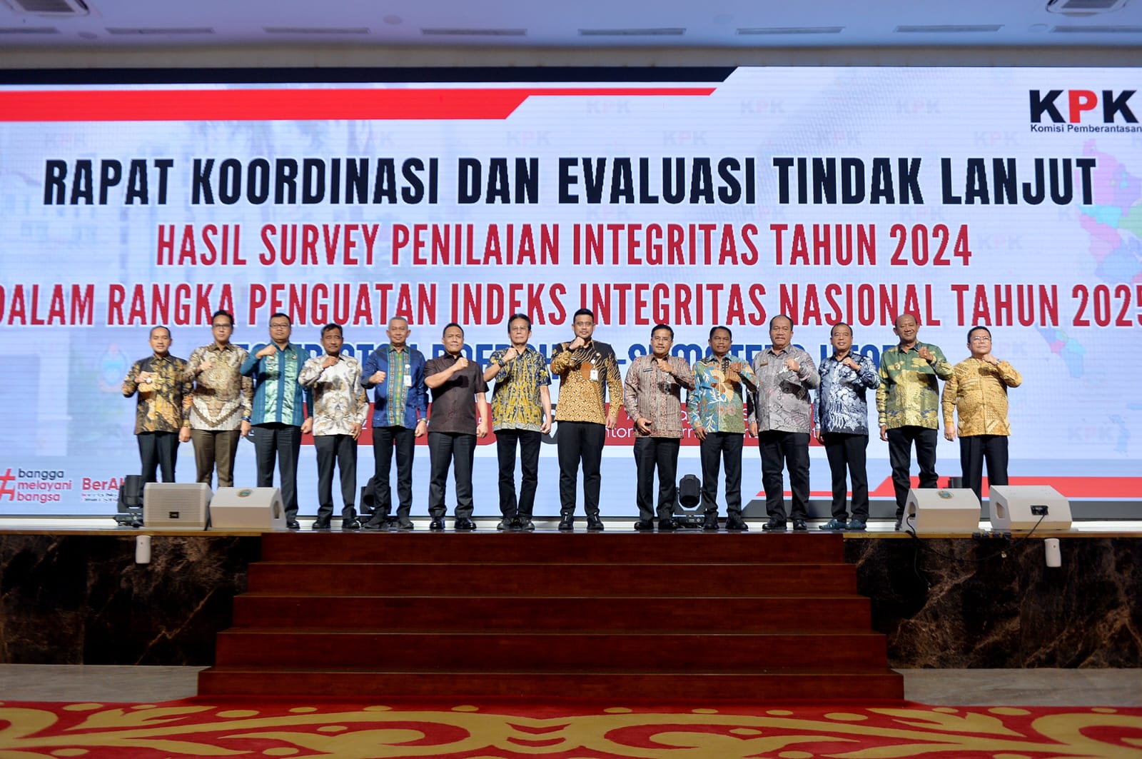 Wesly Hadiri Rakor dan Evaluasi Tindak Lanjut Capaian Indeks SPI Tahun 2024 Bersama KPK dan Gubernur Sumut