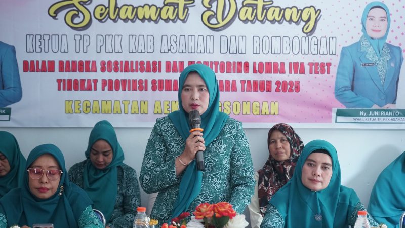 TP PKK Asahan Mantapkan Persiapan Lomba IVA Test Tingkat Provinsi di Aek Songsongan