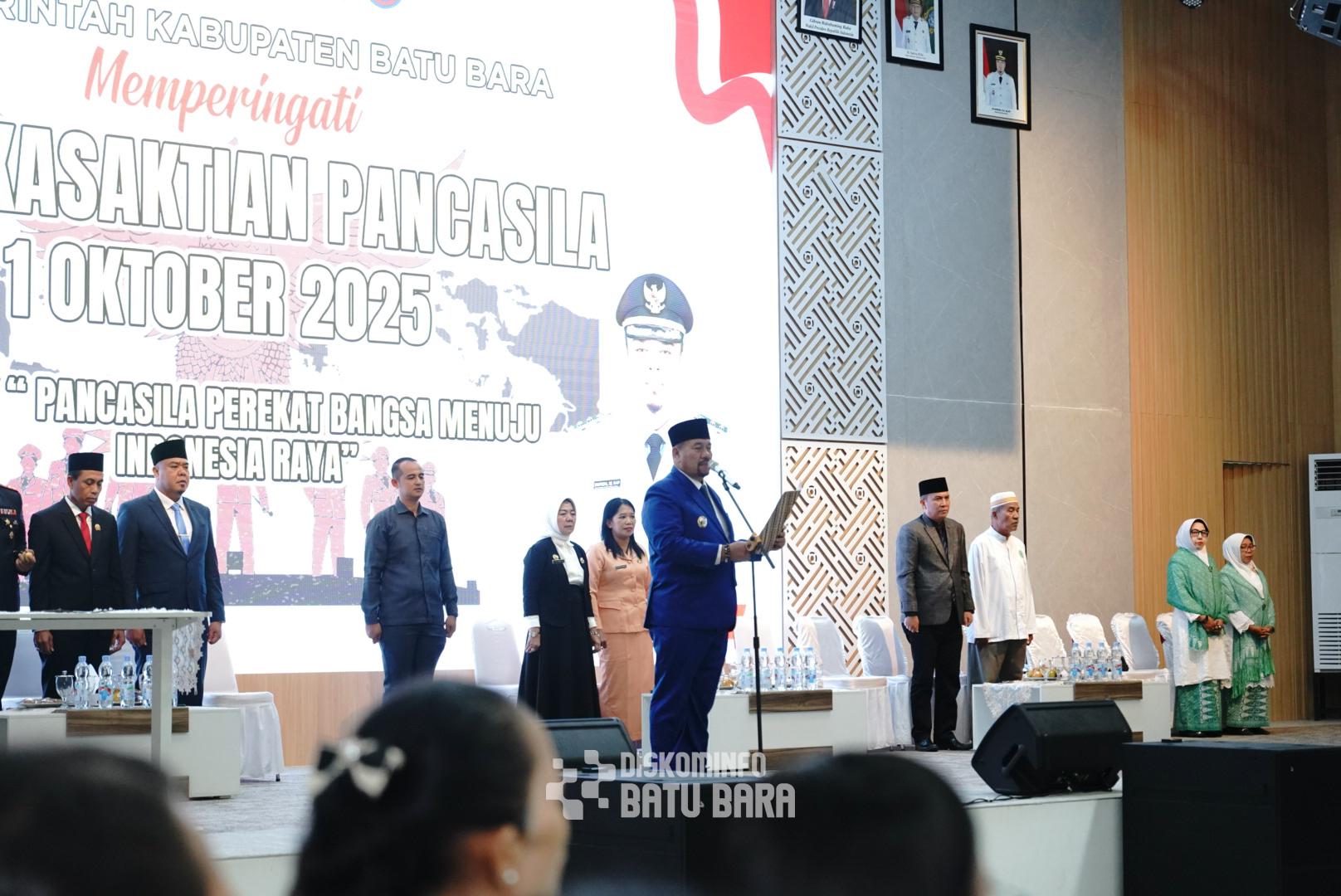 Bupati Baharuddin Siagian Pimpin Upacara Peringatan Hari Kesaktian Pancasila Tahun 2025