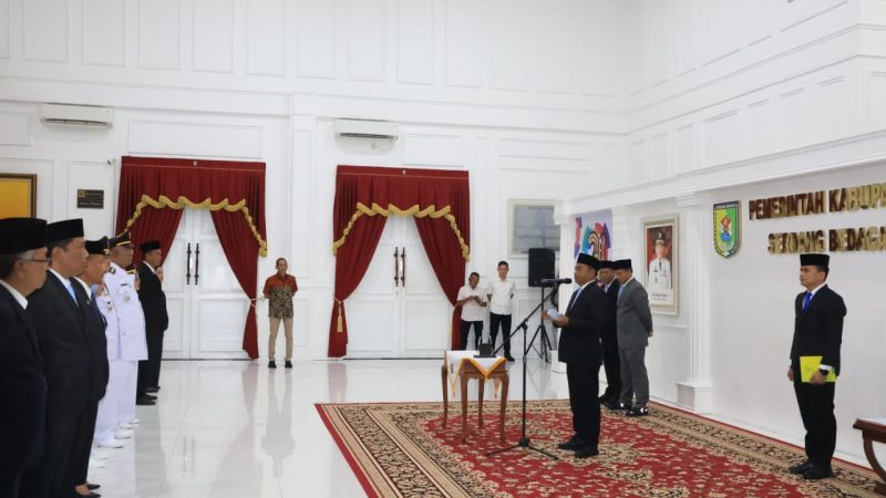Bupati Sergai Lantik 47 Pejabat Baru untuk Peningkatan Kinerja