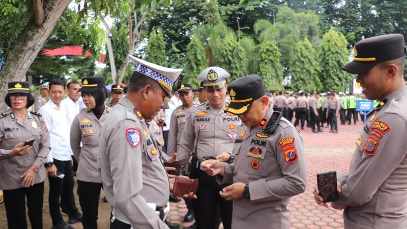 Polres Langkat melakukan Gaktibplin Kepada Seluruh Personil