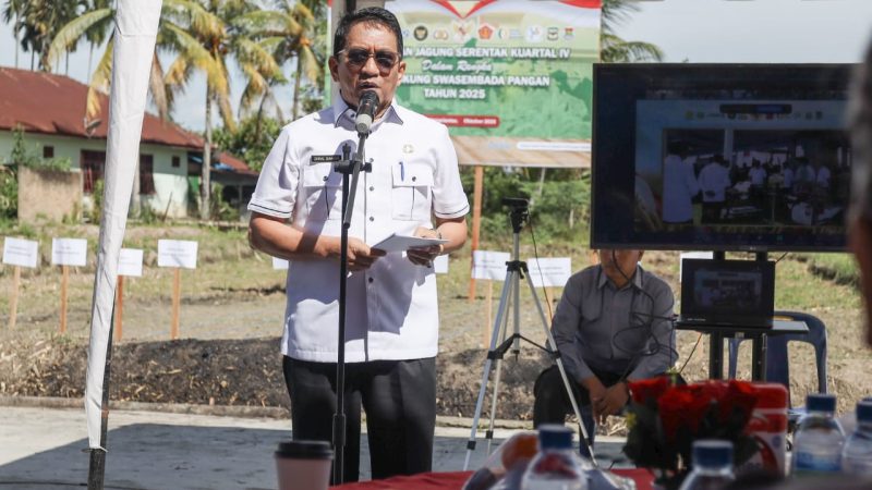 Wesly Apresiasi Polres Pematangsiantar Dukung Swasembada Pangan dengan Tanam Jagung