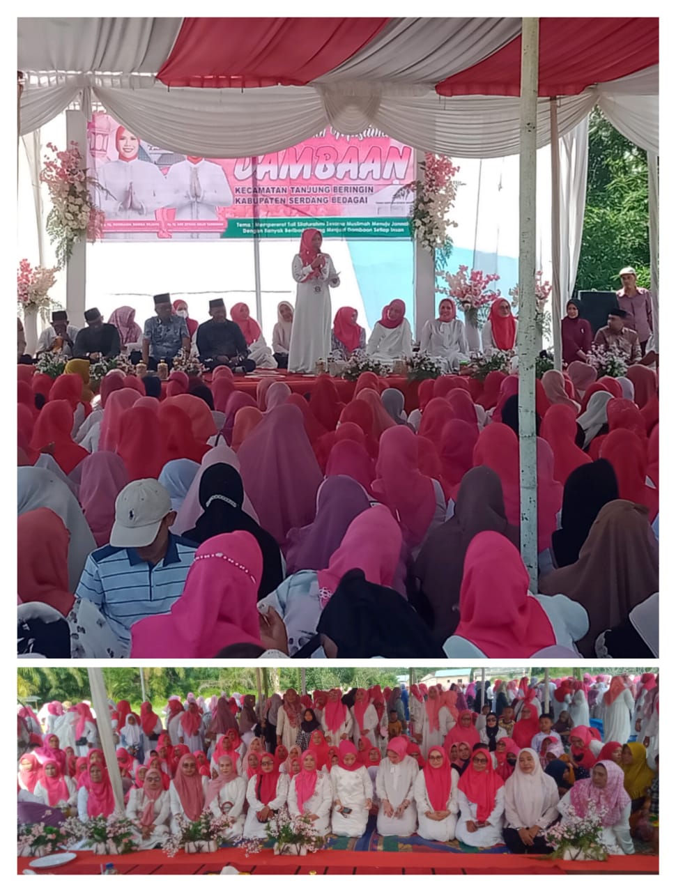 Pengajian MTM Dambaan di Desa Tebing Tinggi, Rosmaida Saragih : Jadikan Majelis Ini Perkuat Iman dan Taqwa
