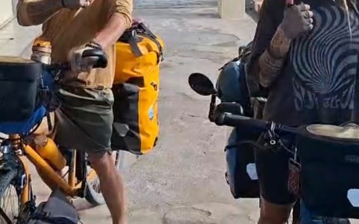 Menuju Ke Objek Wisata Bukit Lawang,Dua Turis asal Jerman Menginap di Polsek Salapian