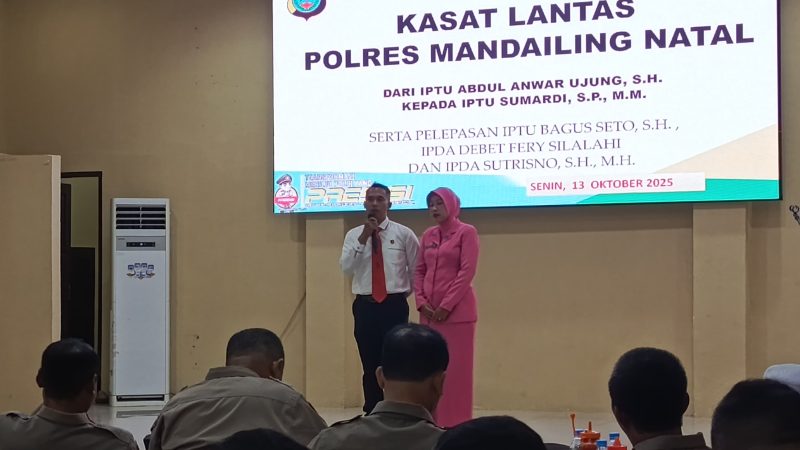 SMSI Madina Sampaikan Terima Kasih dan Selamat Bertugas kepada Iptu Bagus Seto