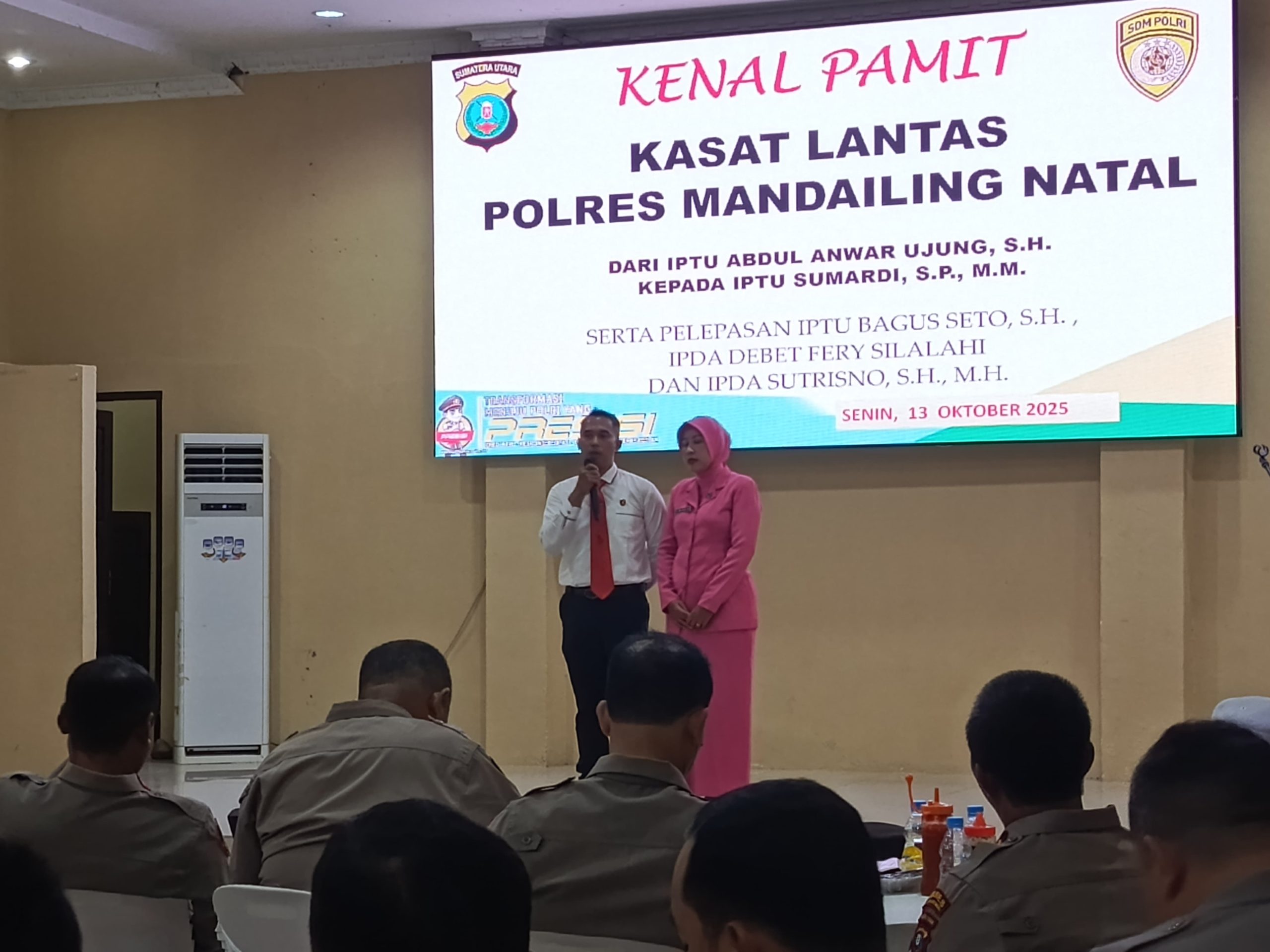 SMSI Madina Sampaikan Terima Kasih dan Selamat Bertugas kepada Iptu Bagus Seto