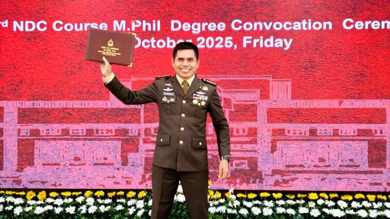 Kolonel Polsan Situmorang Kembali Harumkan Nama Indonesia, Raih Gelar M.Phil Dari Madrash University Dengan Predikat Cum Laude