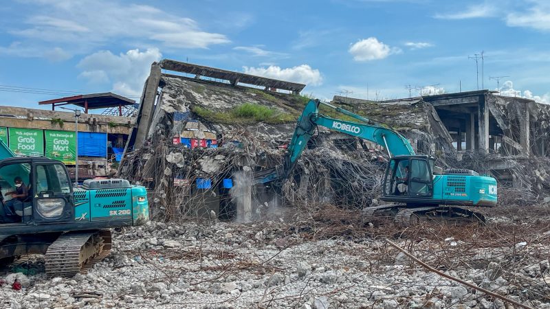 7 Hari, Perobohan Gedung IV Pasar Horas Capai 55 Persen