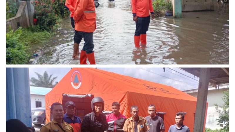 1.203 KK di Dua Kecamatan Terdampak Banjir, BPBD Sergai Cepat Tanggap