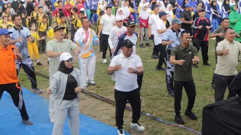 Dandim 0209/LB Hadiri Puncak Perayaan Hari Jadi Pemkab Labuhanbatu ke-80 Tahun 2025