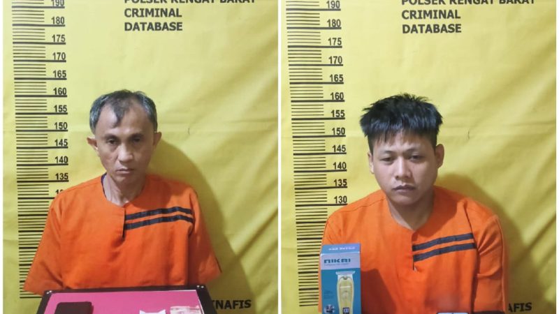 Berantas Peredaran Gelab Narkotika,Polsek Rengat Barat Inhu Ringkus Dua Orang Pelaku 