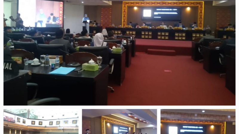Rapat Paripurna Ke-I MP I, Laporan Panitia Khusus II, III IV Dan V Membahas Raperda Kota Palembang Tahun 2025 Dan Persetujuan Bersama