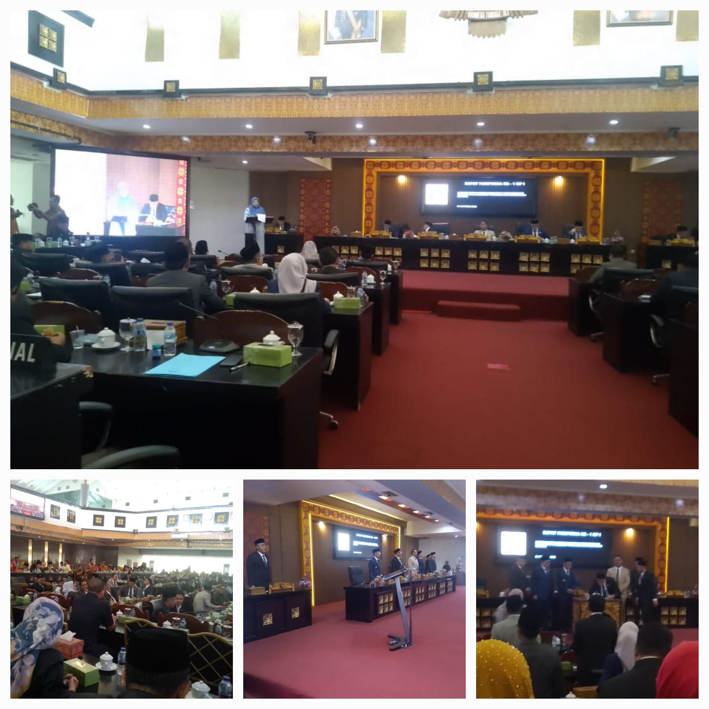 Rapat Paripurna Ke-I MP I, Laporan Panitia Khusus II, III IV Dan V Membahas Raperda Kota Palembang Tahun 2025 Dan Persetujuan Bersama