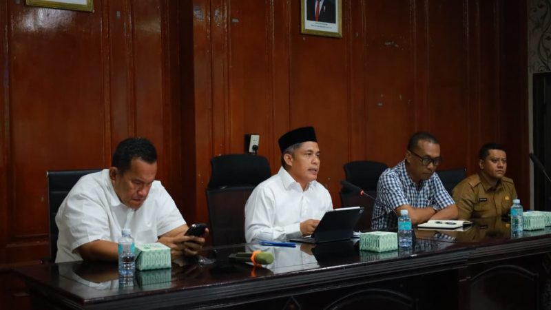 Sekda Aceh Barat Buka Rapat Koordinasi Rancangan Pembangunan Proyek Infrastruktur bersama Kementerian PPN/Bappenas RI