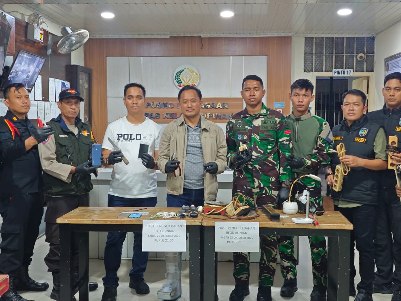Lapas Cipinang Bersinergi dengan TNI dan Polri, Pastikan Lingkungan Hunian Aman dan Tertib