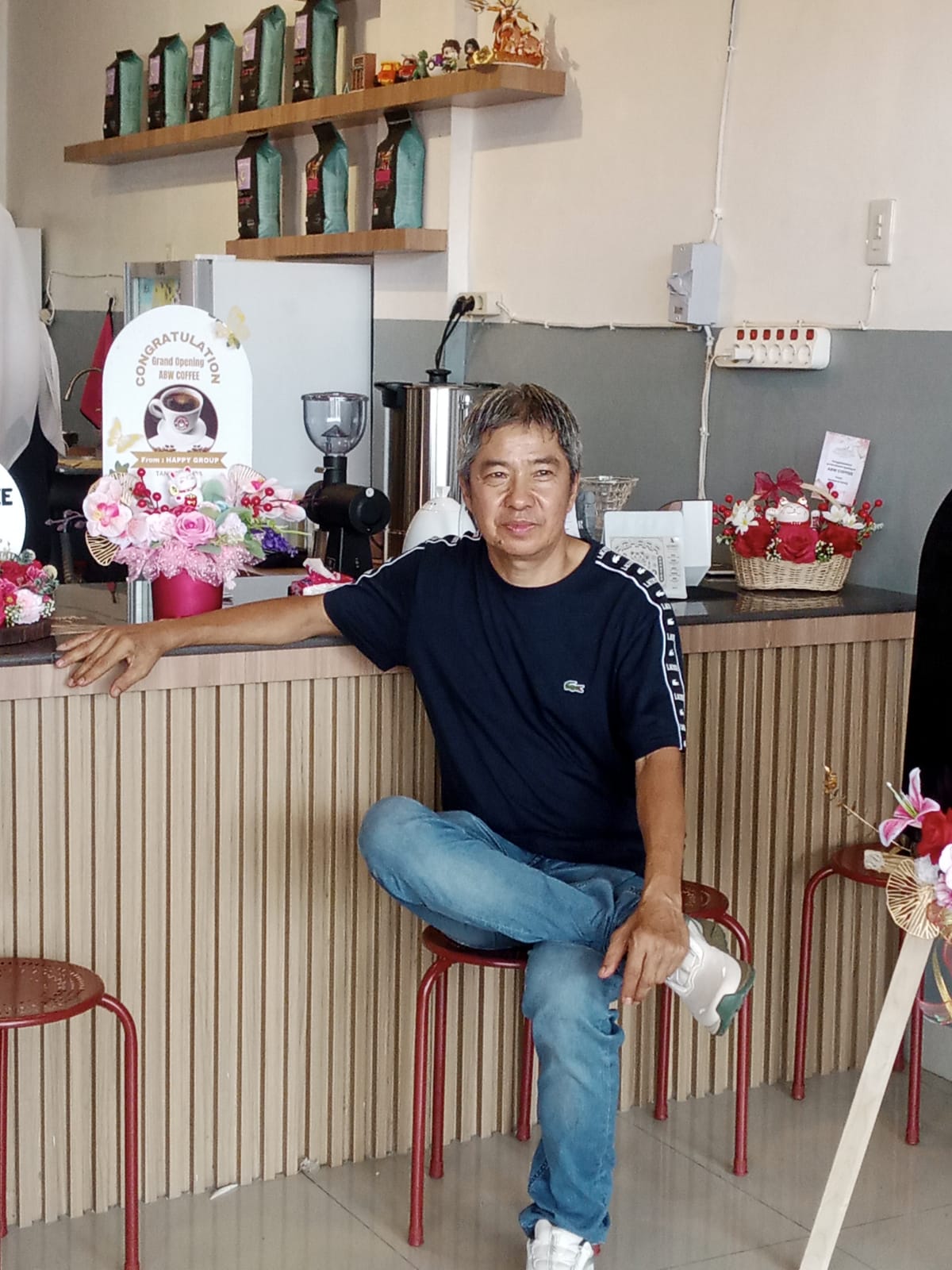 Grand Opening ABW COFFEE Tanjung Pura Sangat Meriah