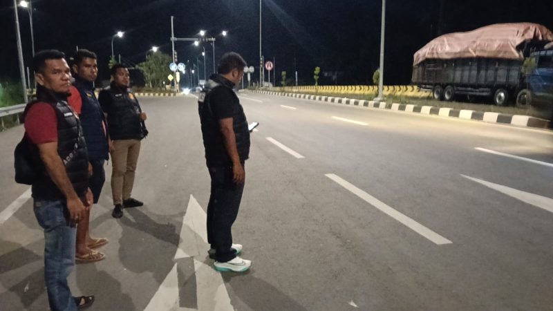 Unit Reskrim Polsek Pangkalan Brandan Rutin Gelar Patroli Malam
