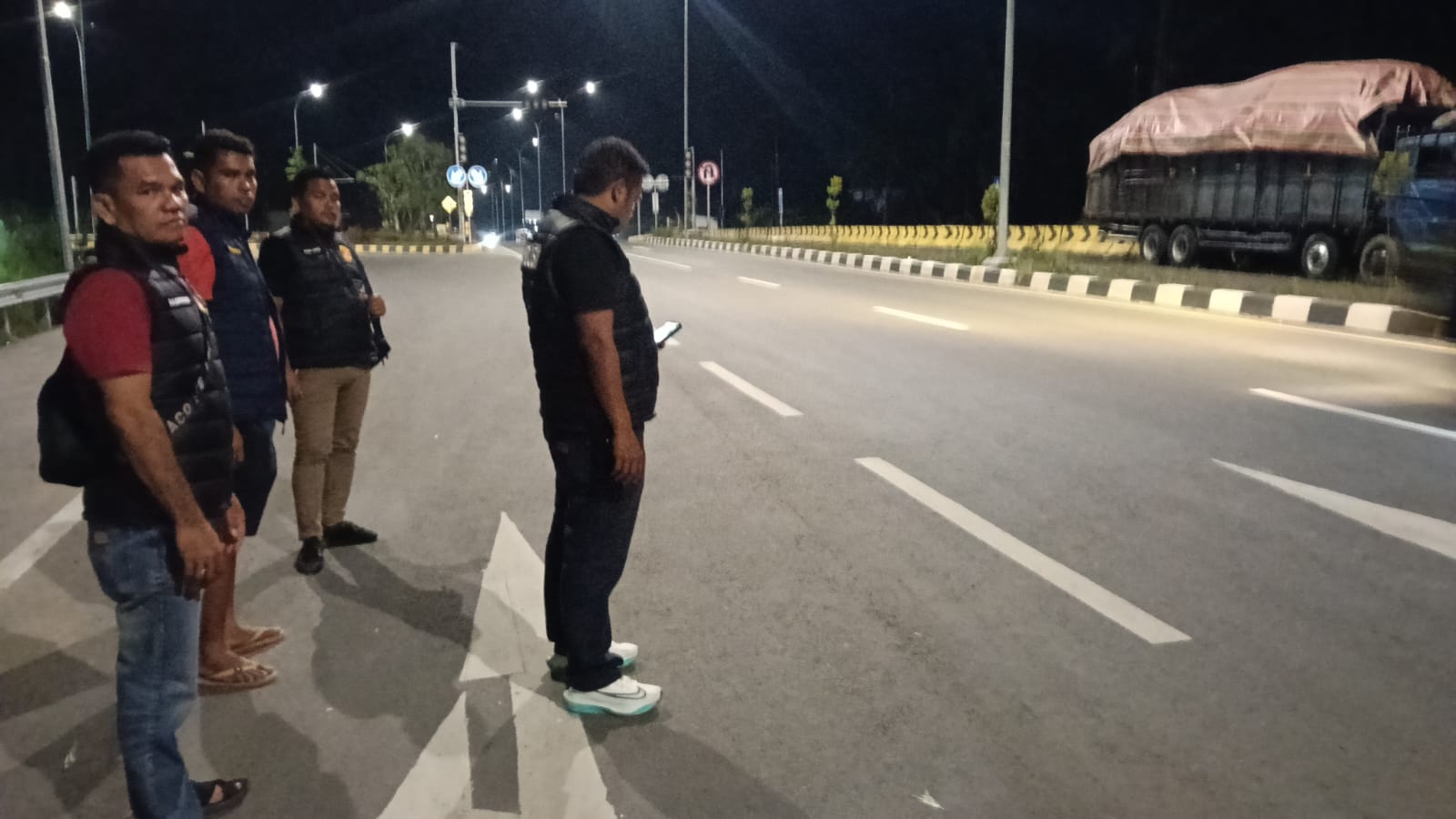 Unit Reskrim Polsek Pangkalan Brandan Rutin Gelar Patroli Malam