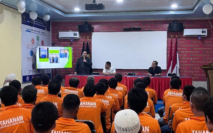 Dr. Basyarul Ulya Laksanakan Sosialisasi Bahaya Narkoba di Lapas Rantauprapat
