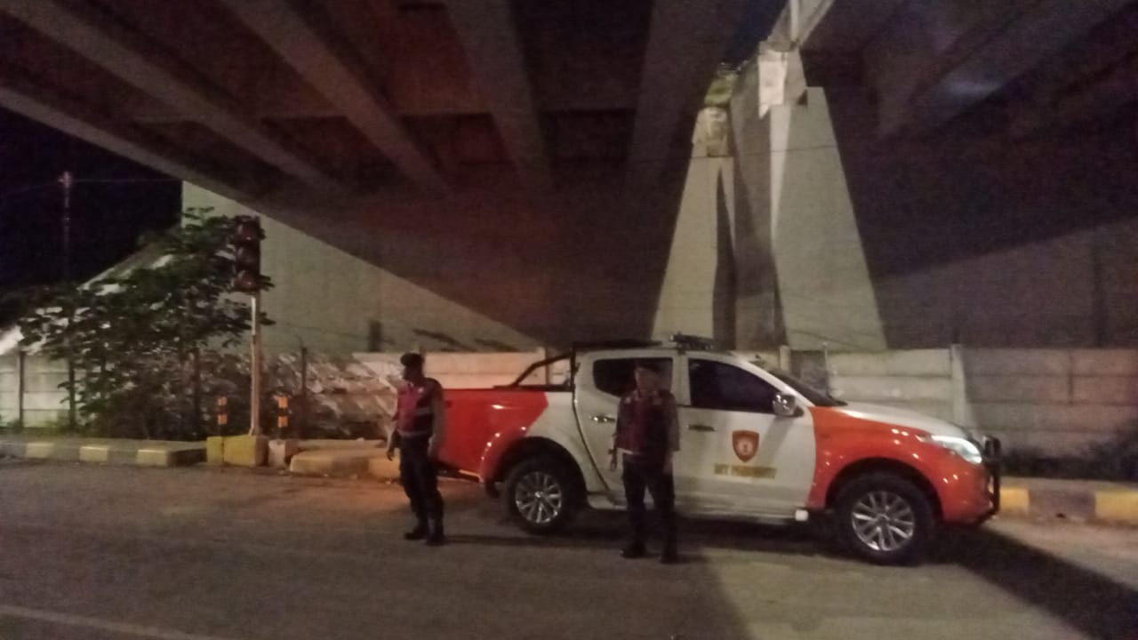 Pastikan Kamtibmas Aman dan Kondusif,Sat Samapta Polres Langkat Gelar Patroli Malam