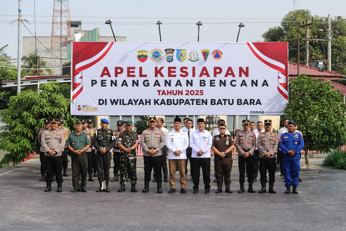 Apel Kesiapsiagaan Bencana Tahun 2025 di Batu Bara: Wakil Bupati Batu Bara Apresiasi Kesiapsiagaan